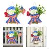 4TH of July Independence Day Wreath for Front Door Patriotic American