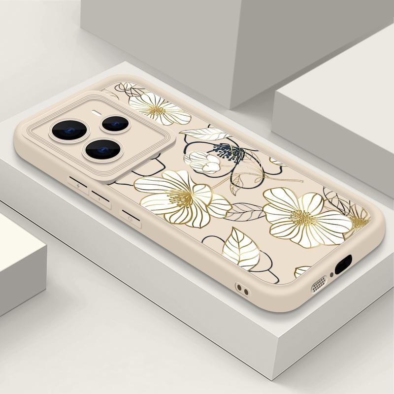 Мягкий силиконовый чехол для телефона с цветочным принтом для Xiaomi 14T Pro 13T Poco X7 F6 X6 Redmi Note 14 Pro 13 12 11 TPU противоударный защитный бампер для объектива