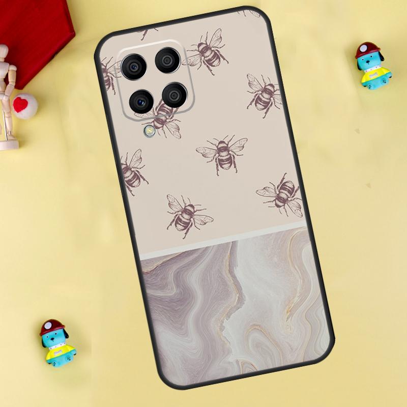 Bee Bumblebee Case For Samsung Galaxy M55 M14 M34 M54 M32 M52 M15 M11 M12 M13 M06 M16 M36 M56 M31 M53 M35