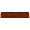 Planter Rusty 280x80x40 cm Weatherproof Steel