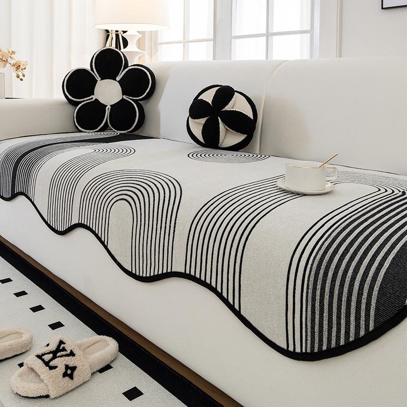 Light Luxury High-End Special-Shaped Sofa Cushion New Four-Season Universal Seat Cushion Non-Slip Leather Sofa Cover Cover Cloth