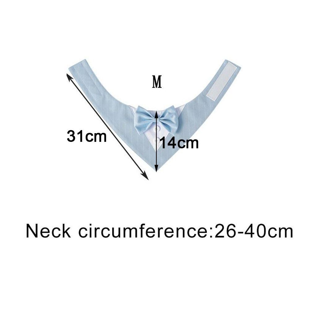 Lovely Adjustable Pet Accessories Bow Tie Collar Pet Saliva Towel Formal Tie Dog Necktie