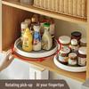 Rotatable Kitchen & Living Room Double-Layer Storage Rack