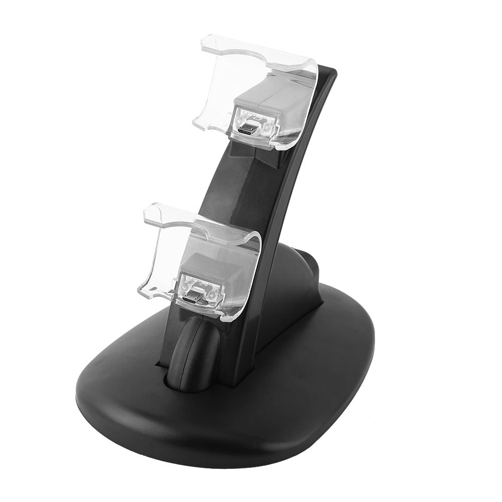 USB Dual Charging Charger Docking Station Stand for PS4 for Playstation 4 Slim/Pro Controller