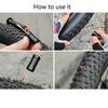 MTB Road Bicycle Tire Repair Tools Original Bike Tubeless Tire Rubber Bacon Strips And Insertion Tool Urgent Glue Free Repair