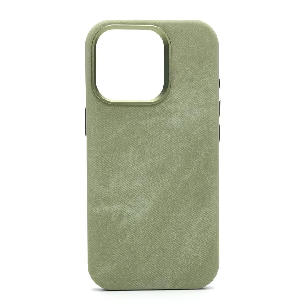 iPhone 16 15 14 13 12 17 Pro Max Plus Магнитная Беспроводная Зарядка Сплав Объектив Противоударный Чехол Роскошный Кожаный Чехол MagSafe из Волокна