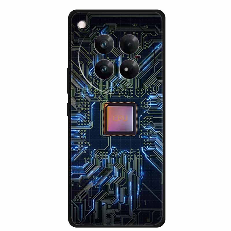 Для Infinix Zero 40 5G Чехол Черный Силикон ТПУ Расписной Планета Обложка Роскошный Животное Чехол Для Infinix Zero 40 4G Роскошный ЦветокFunda