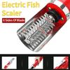 196W Charging Portable Electric Fish Scaler Fishing Scalers Clean Fish Remover Cleaner Descaler Scraper Seafood Tool 27.6* 5.5*5cm