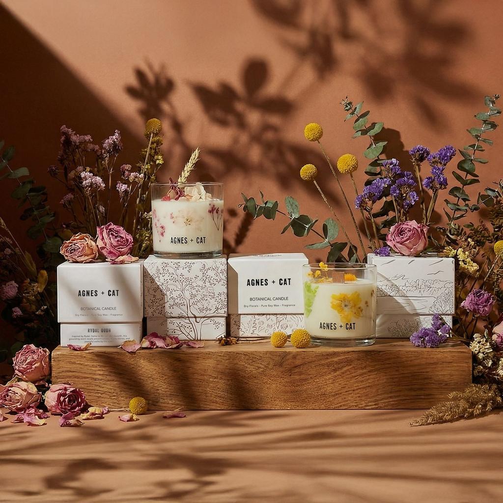 Agnes + Cat Botanical Soy Wax Candle – Roses of Sawrey