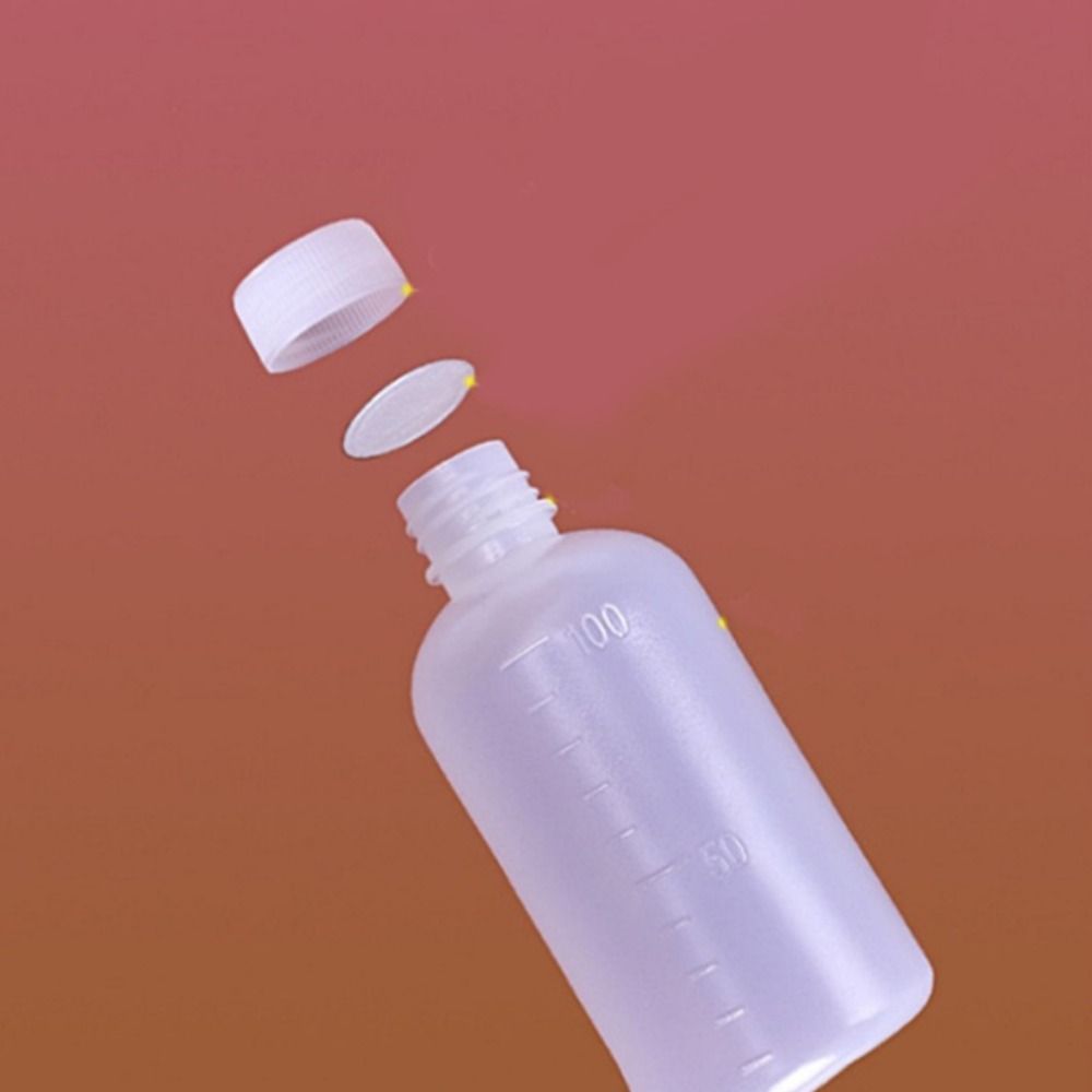 Transparent Refillable Bottle Eco-friendly Liquid Container Accessories Dispenser Bottle