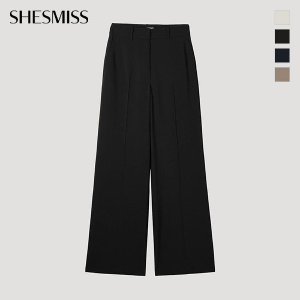 [shs Miss] Базовые полуширокие брюки Swwslp22050