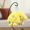 Creative Plush Cheese Sandwich Keychain Accessory Cute Soft Toy For Couples