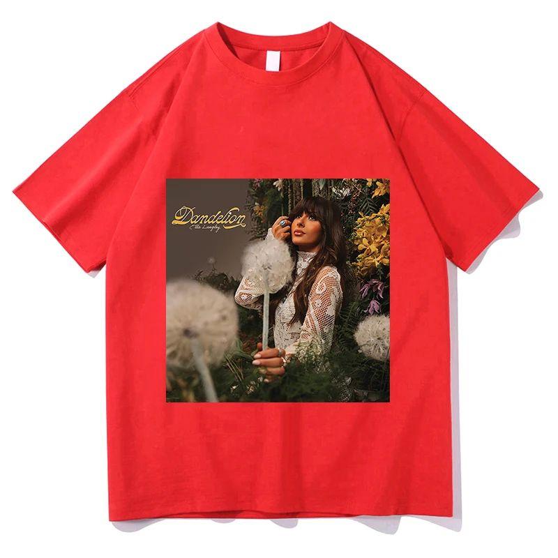 Summer Y2k Clothing Ella Langley Loving Life Again Tour 2026 Album Tshirts Fashion Round Neck Short Sleeved Casual Loose Tee