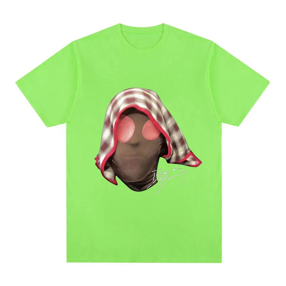 Rapper Bad Bunny Nadie Sabe Lo Que Va A Pasar Mañana Album Graphic T Shirt Cotton Short Sleeve Oversized T-shirts Tops Unisex