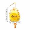 Handmade Mid Autumn Lantern Glowing Rabbit Flower Lantern Bunny Lantern  Cultural Gift