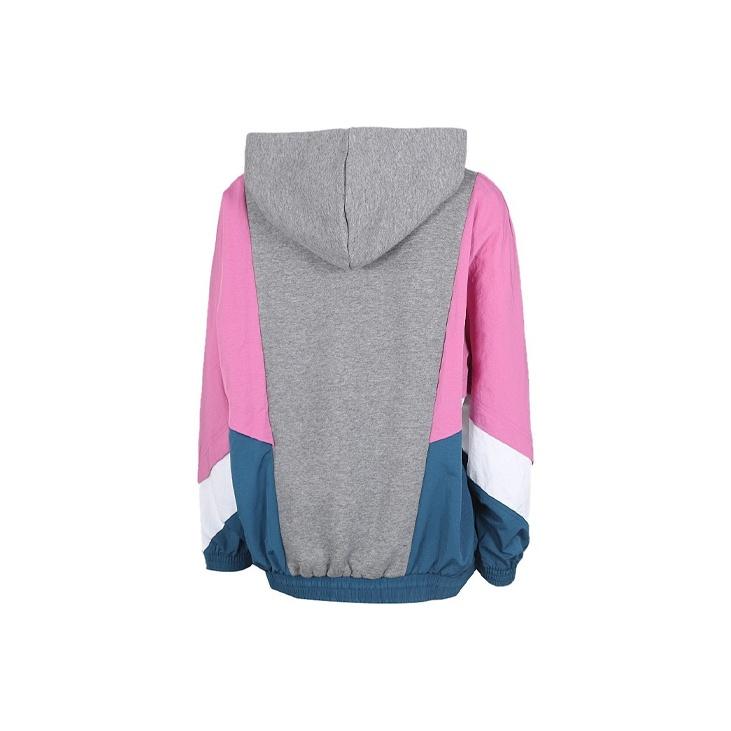 Nike Толстовка с капюшоном Color Block, женские толстовки с капюшоном Carbon-Gray DB3847-091
