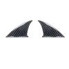 2Pcs Carbon Fiber Side Window Pillar Cover Trim For Honda CRV CR-V 2012-2016