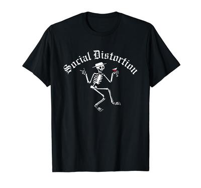 Официальная футболка Social Distortion Skelly