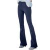 Women's Corduroy Flare Pants Elastic Waist Bell Bottom Trousers