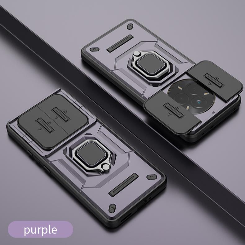 Armor Shockproof Case For Realme 14 Pro+ 5G Realme 13 Pro Plus Protective Cover Ring Magnetic Stand Holder Coque Fundas Capa