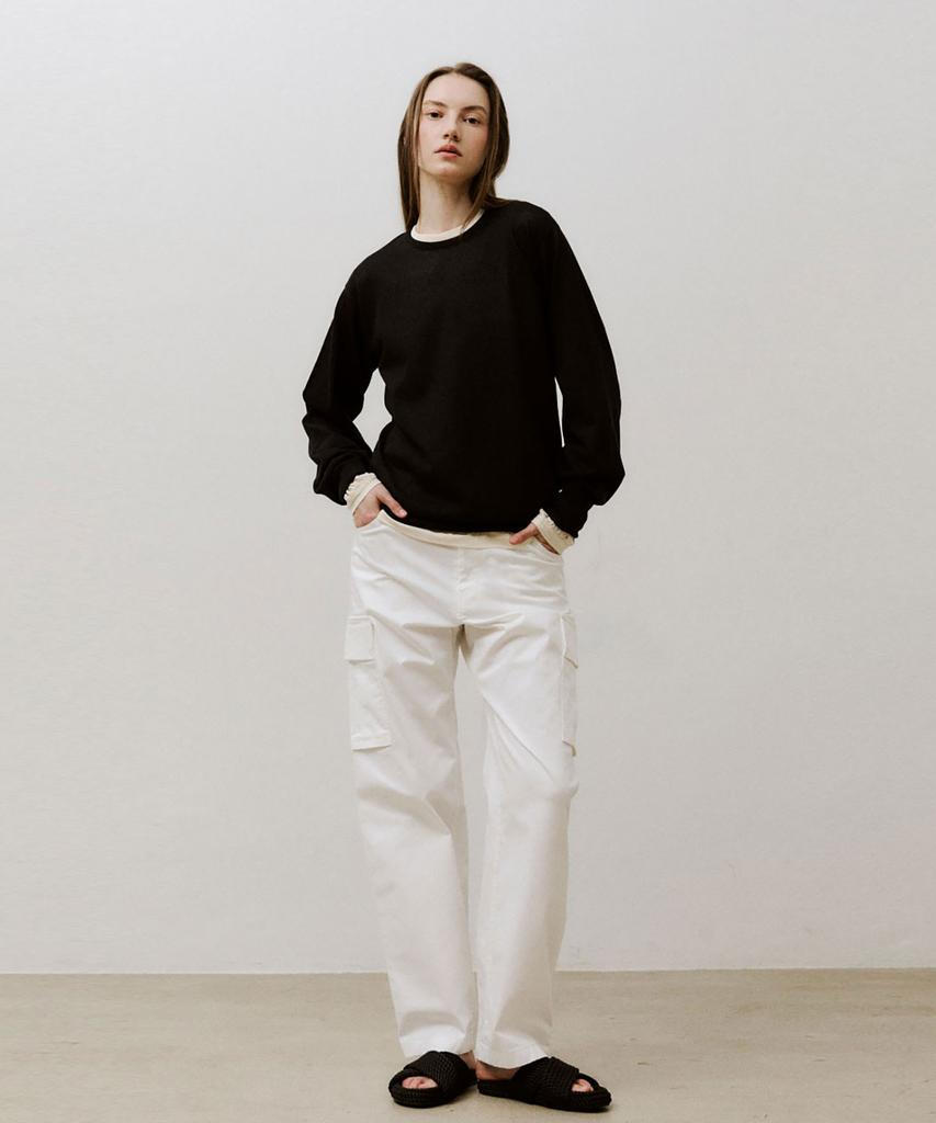 VIS A VIS New Cargo Pants (White)