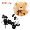 100 шт./компл. аксессуары для куклы сплюснутые принадлежности DIY ремесла стеклянные глаза плюшевая игрушка безопасный глаз