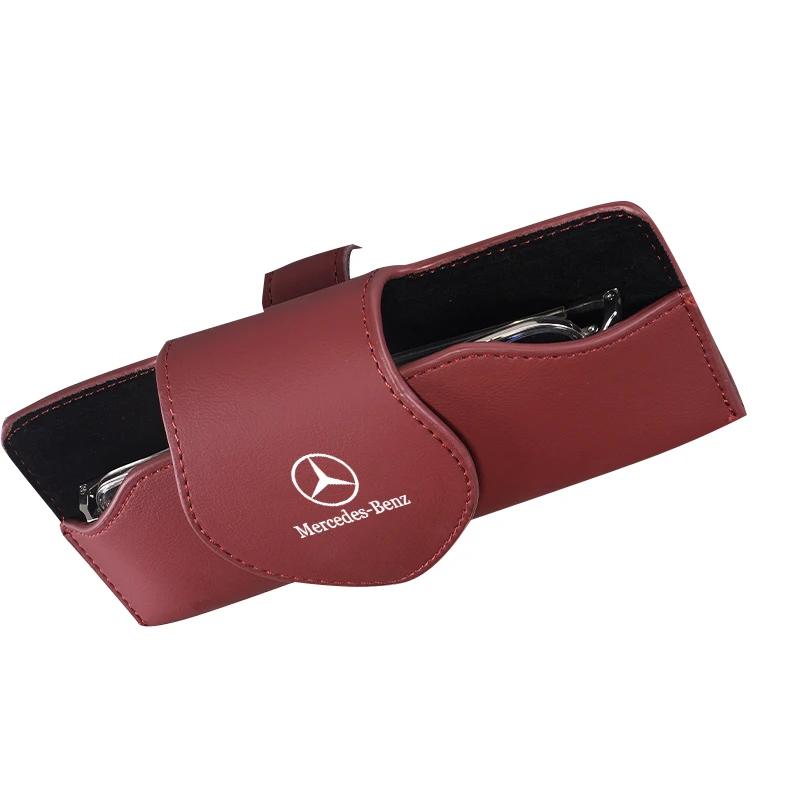 GLC GLB Автомобильный футляр для очков Солнцезащитные очки Коробка для хранения Аксессуары Для Mercedes Benz AMG GLE GLS CLS GLC CLA GLA GLK ML C197 R231
