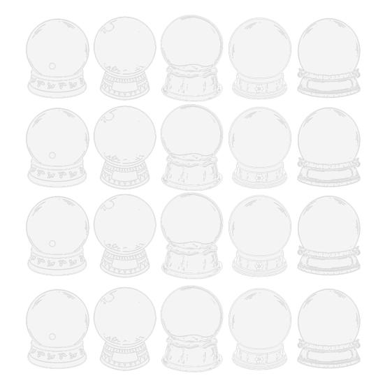 20 шт. DIY прозрачные закладки из сухоцветов изысканный дизайн креативные цветочные растения прозрачные закладки украшения