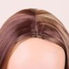 Women's Shoulder Length Straight Wig Hair Synthetic Natural Cosplay Party Light Brown Blonde Heat Resistant Daily Fashion Wigs