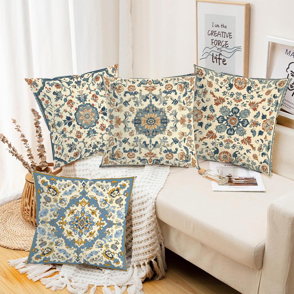 Декоративные подушки с цветочным узором для домашнего декора. Наволочка из полиэстера, декоративная подушка-чехол для дивана. Подушка для изголовья кровати