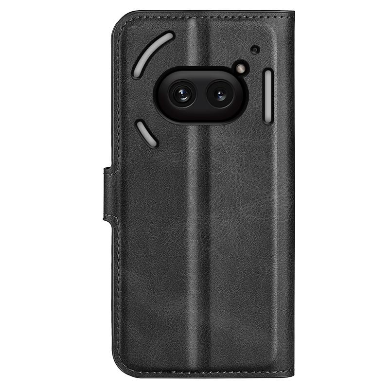 For Nothing Phone (2a) Plus/Phone (2a) Case PU Leather+TPU Phone Shell Calf Texture Wallet Stand Cover