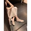 Sheepskin Version~ Rhinestone Mesh Breathable Leather Soft-soled Flat-soled Mary Jane Shoes Women's Ballet Shoes