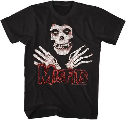 2026 Summer UnisexS T Shirt New Fashion Misfits Punk Style Tshirt Retro Street Skull Pattern Unisexs TShirt Ins Y2k
