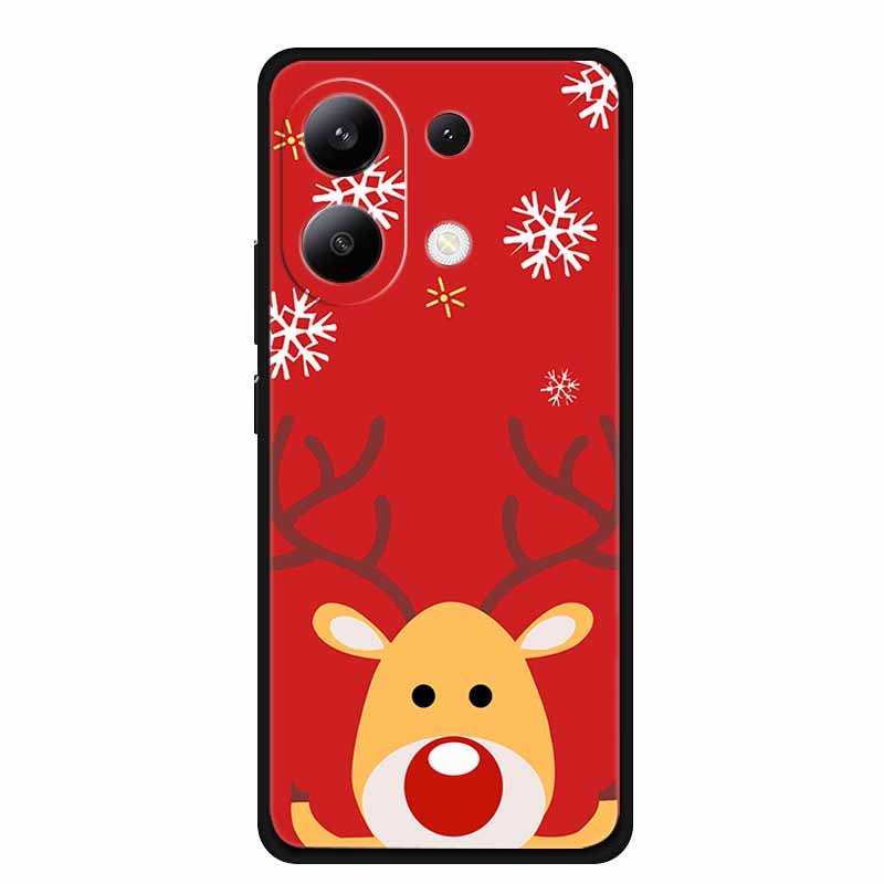 Christmas Case For Redmi Note 13 4G 5G Case Note13 Pro 5G 4G 13R Pro Soft TPU Silicone Covers for Xiaomi Redmi Note 13 Pro Plus