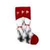 Cloth Rudolph Christmas Stocking Gift Bag Hanging Christmas Decorations  for Home
