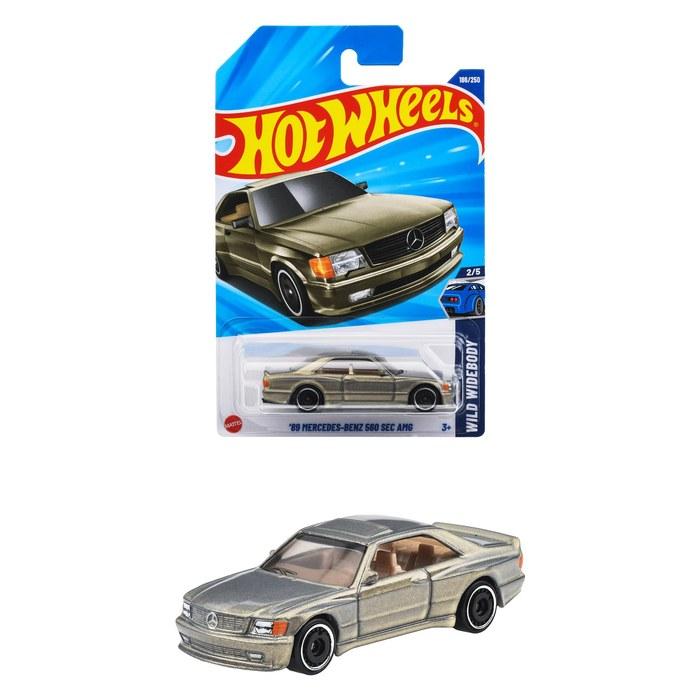 Hot Wheels Базовый автомобиль 1989 Mercedes-Benz 560 SEC AMG (Золото) 1/64
