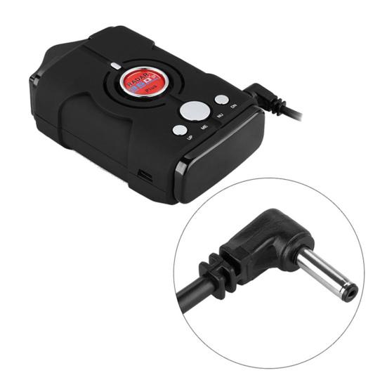 V8 Excellent Speed Range Languages Detector Long Portable Switching Voice Alert Speed Radar Detector