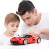 1:32 Scale Car Model, Pull Back Car with Sound and Light for Kids Boy Girl, Metal Body Door Opened