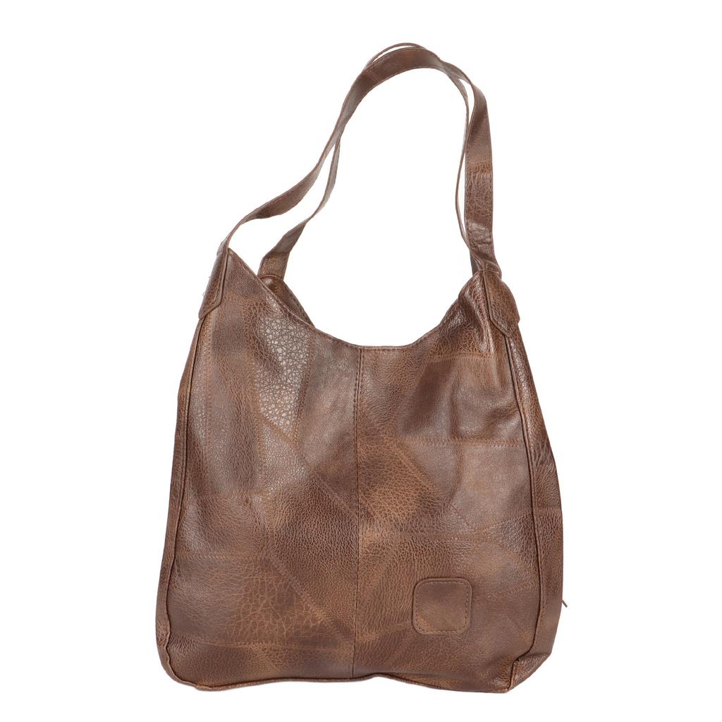 Женская сумка через плечо, модная, универсальная, мягкая, из искусственной кожи, женская, большая вместительная сумка, кофейный цвет