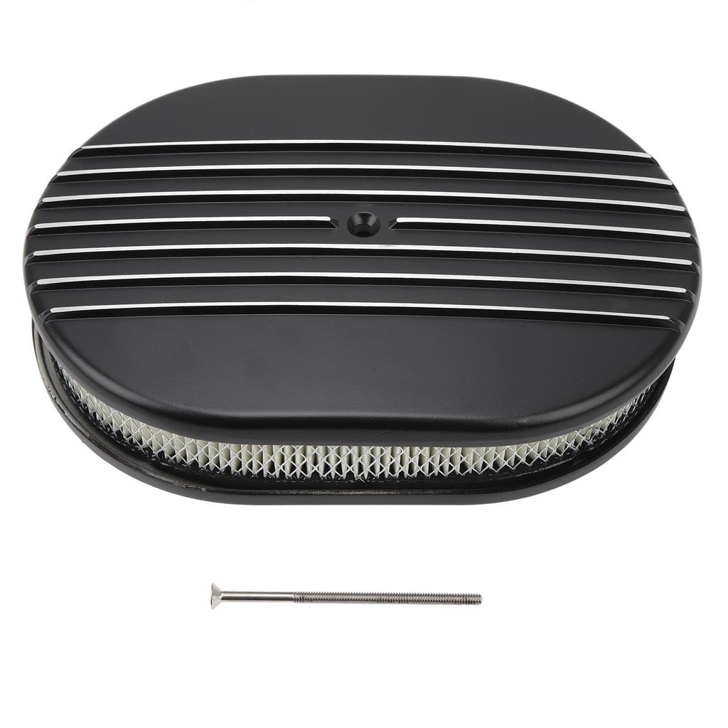 12-дюймовый фильтр воздушного фильтра овальный полуребристый сменный воздушный фильтр двигателя для Ford черный