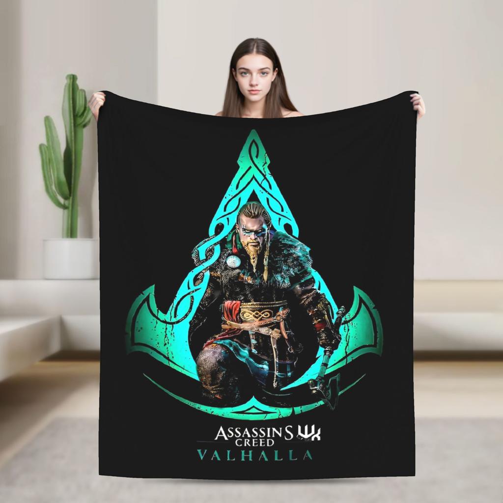 A- Assassin's Creed Пледы Фланелевые Винтажные Теплые Пледы для Покрывала Осень/Зима
