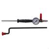 Hand Operated Tire Inflator for Truck Tires Inflation Tool Portable Metal Structure, with Gauge