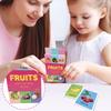 Children's Food, Vegetables English Learning Card Teaching Flash Card