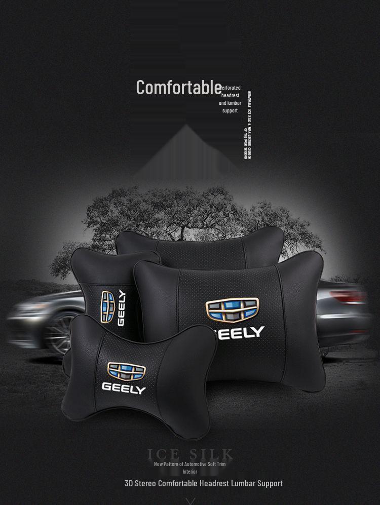 Совместимые чехлы на сиденья Geely: Подходит для водительских сидений Borui, Xingrui, Boyue, Emgrand, GS и Binyue с подголовником и поясничной поддержкой.