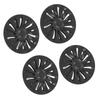 4 шт. 19-дюймовый колпак ступицы колеса матовый черный автомобильный ступица колеса полностью обернутый обод протектор замена