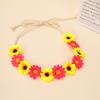 Flower Decoration Sunflower Headband Simulated Daisy Hairband  Festival Hair Accessories