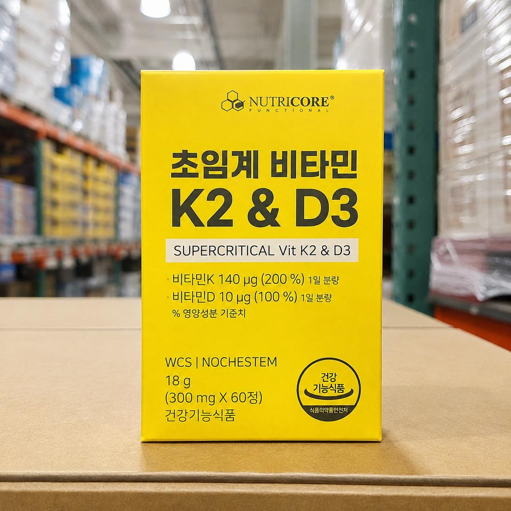 Nutricore Суперкритический Витамин K2 и D3 60 Таблеток 1 шт