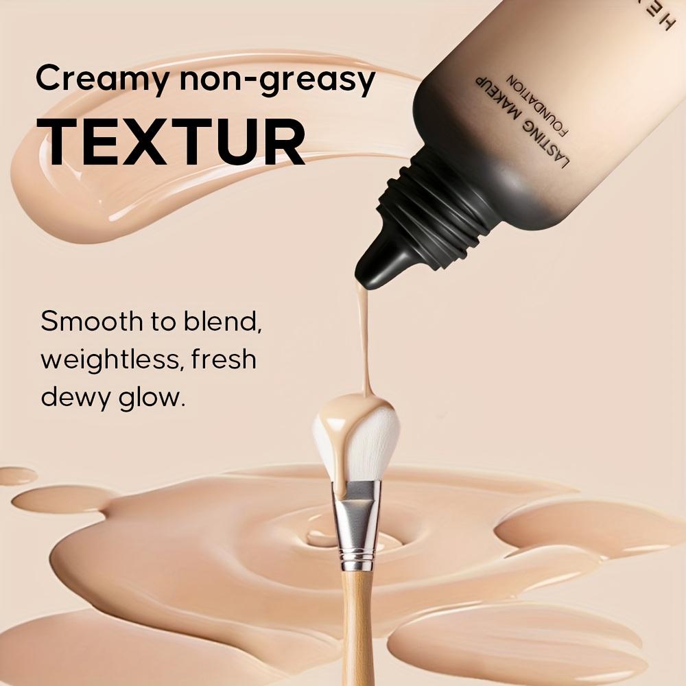 Стойкая тональная основа с полным покрытием, без масел и устойчивая к поту, 24 часа носки, натуральный матовый финиш, водостойкий и потостойкий тональный крем BB
