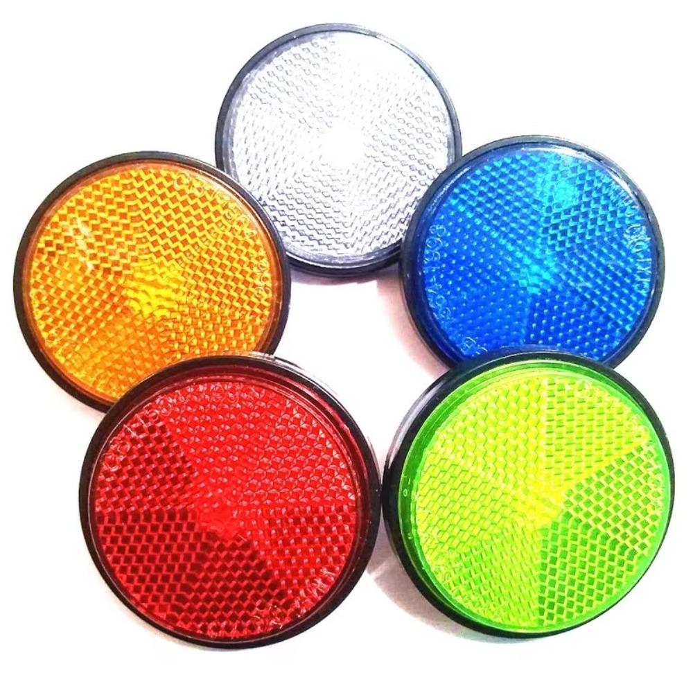 Dustproof Night Warning Reflector Safety Car Round Tail Sign Car Accessories