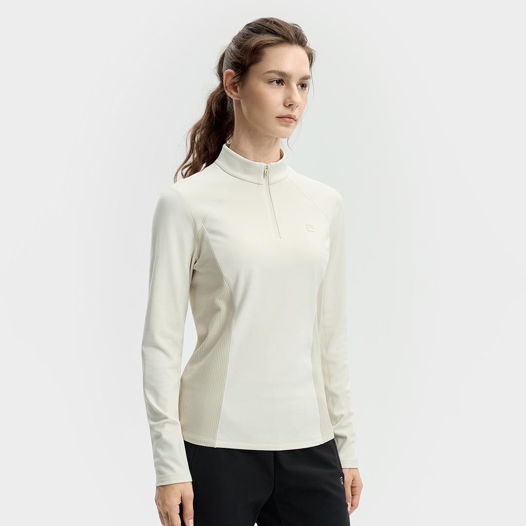 Fila Фитнес Простой Удобный Универсальный Спортивный Трикотажный Лонгслив Женские Топы A11W541202FIV